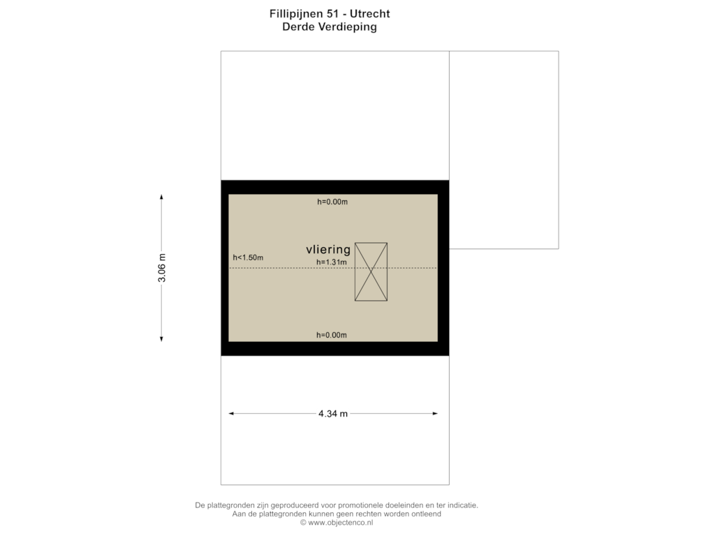 Bekijk plattegrond van DERDE VERDIEPING van Filipijnen 51