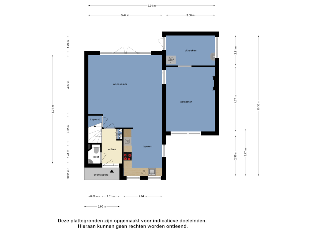 View floorplan of Begane Grond of Anne Frankstraat 42