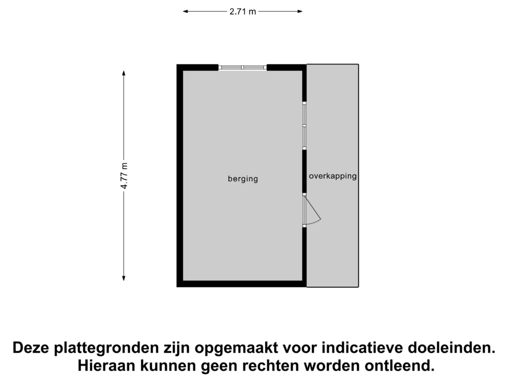 Bekijk plattegrond van Berging van Abraham Kuyperstraat 7