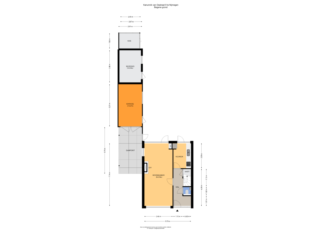 Bekijk plattegrond van Begane grond van Kanunnik van Osstraat 9