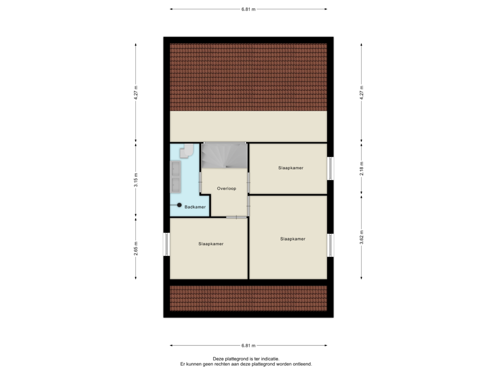 Bekijk plattegrond van Eerste verdieping van Oldekamp 28