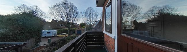 Bekijk 360° foto van balkon van Dollardstraat 84