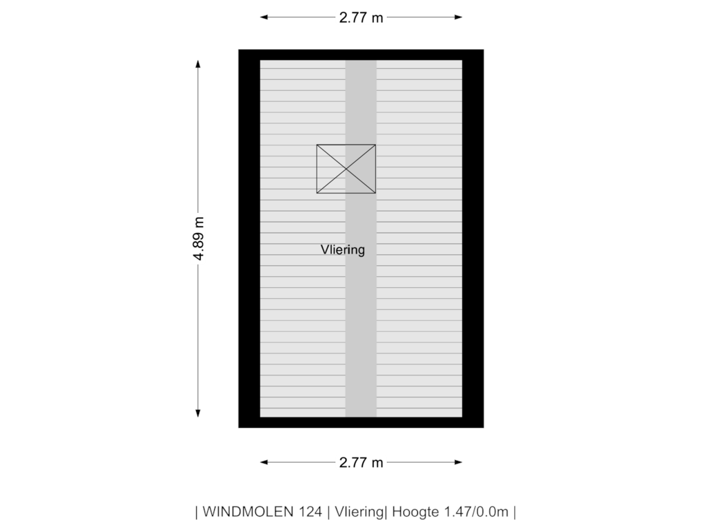 Bekijk plattegrond van Vliering van Windmolen 124