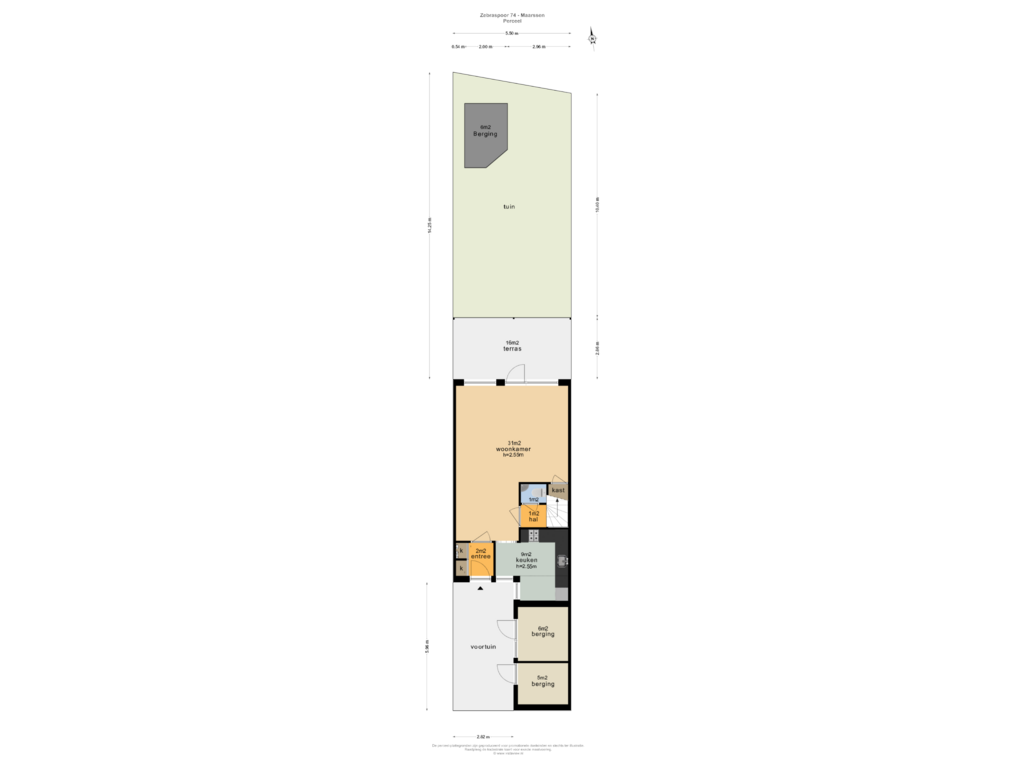 View floorplan of PERCEEL of Zebraspoor 74