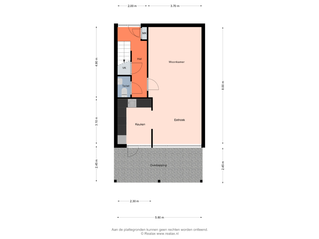 Bekijk plattegrond van Begane grond van Buizerdstraat 79