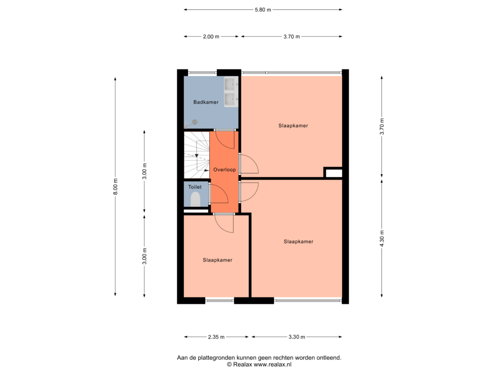 Bekijk plattegrond van Verdieping 1 van Buizerdstraat 79