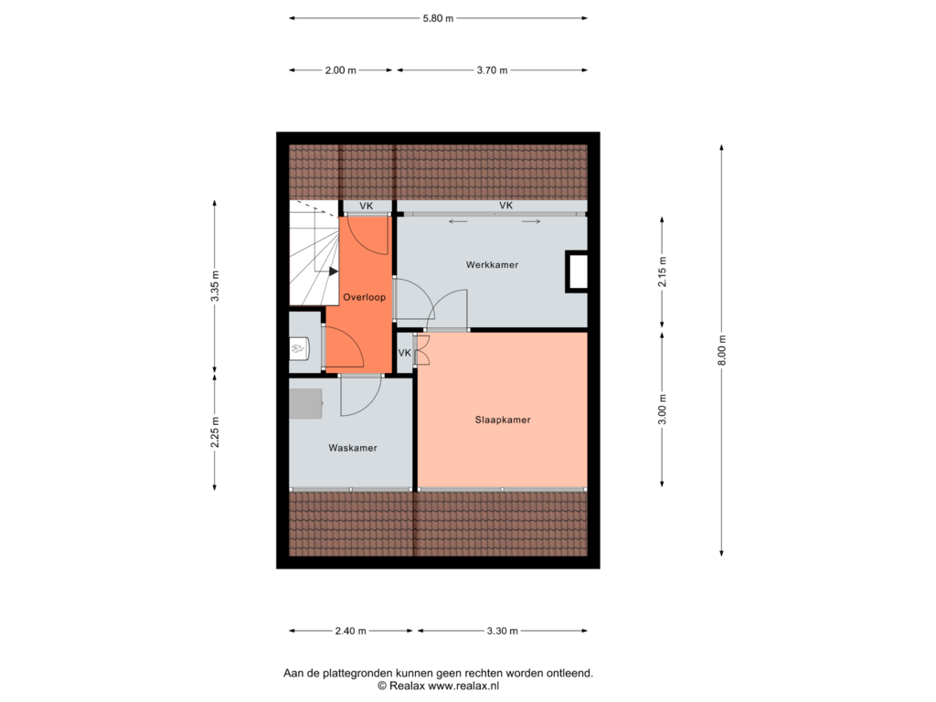 Bekijk plattegrond van Verdieping 2 van Buizerdstraat 79