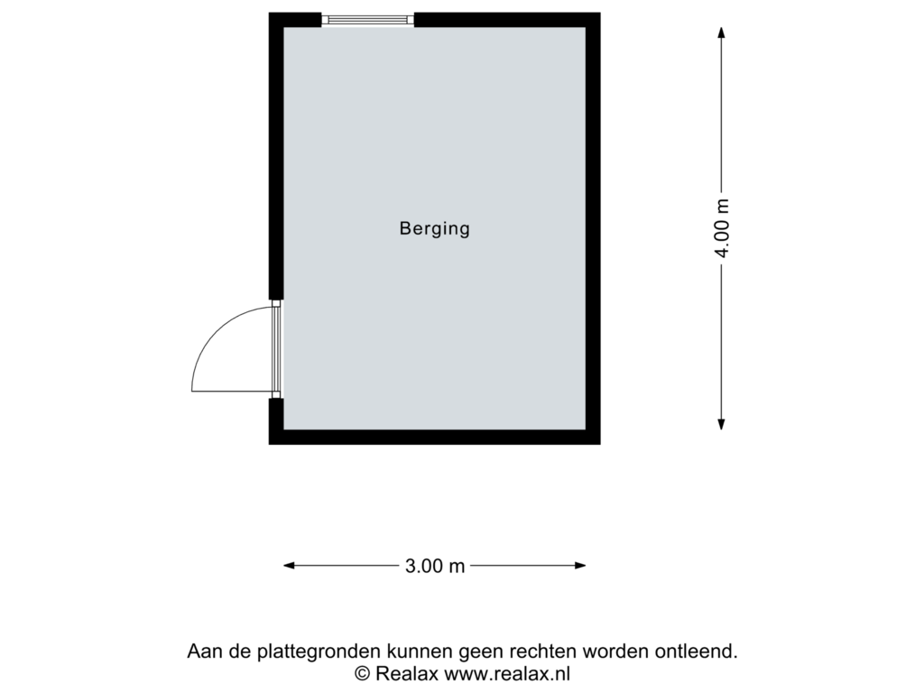 Bekijk plattegrond van Berging van Buizerdstraat 79