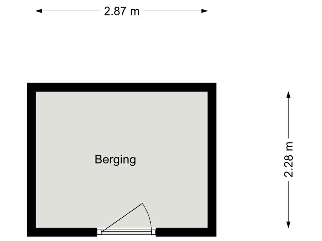 Bekijk plattegrond van Berging van Arthur van Schendelstraat 151