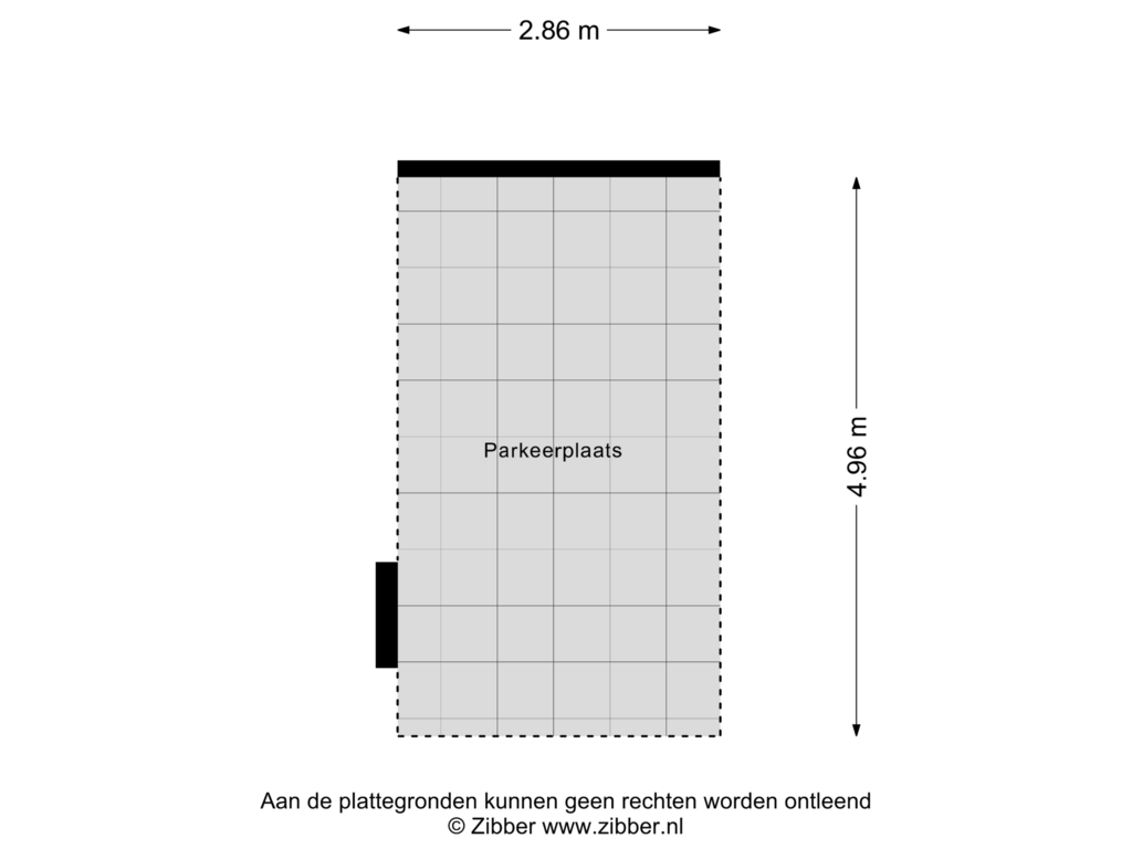 View floorplan of Parkeerplaats of Rhenendael 53