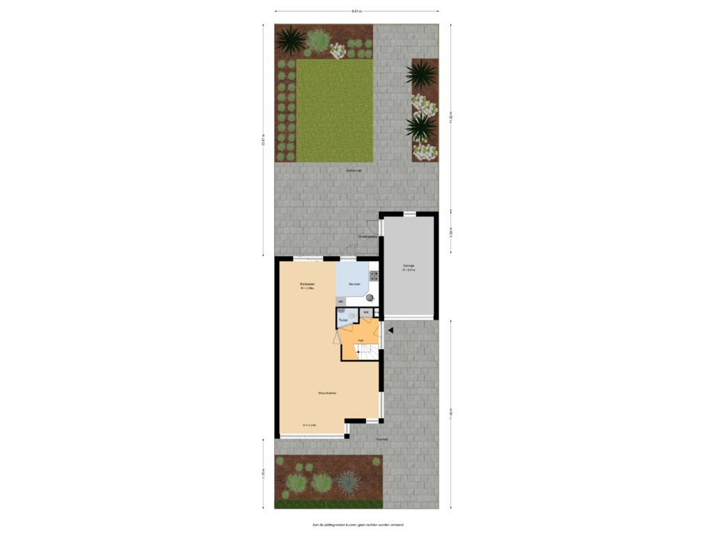 View floorplan of Situatie of Koperwiek 15