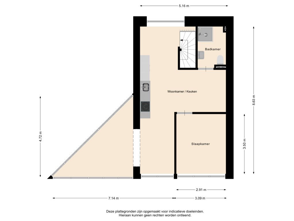 Bekijk plattegrond van Appartement van Laan der Nederlanden 110-D