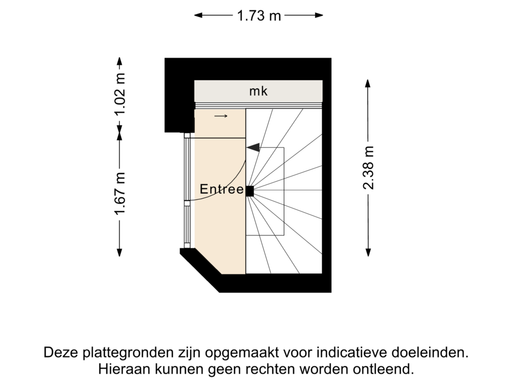 Bekijk plattegrond van Begane Grond van Laan der Nederlanden 110-D