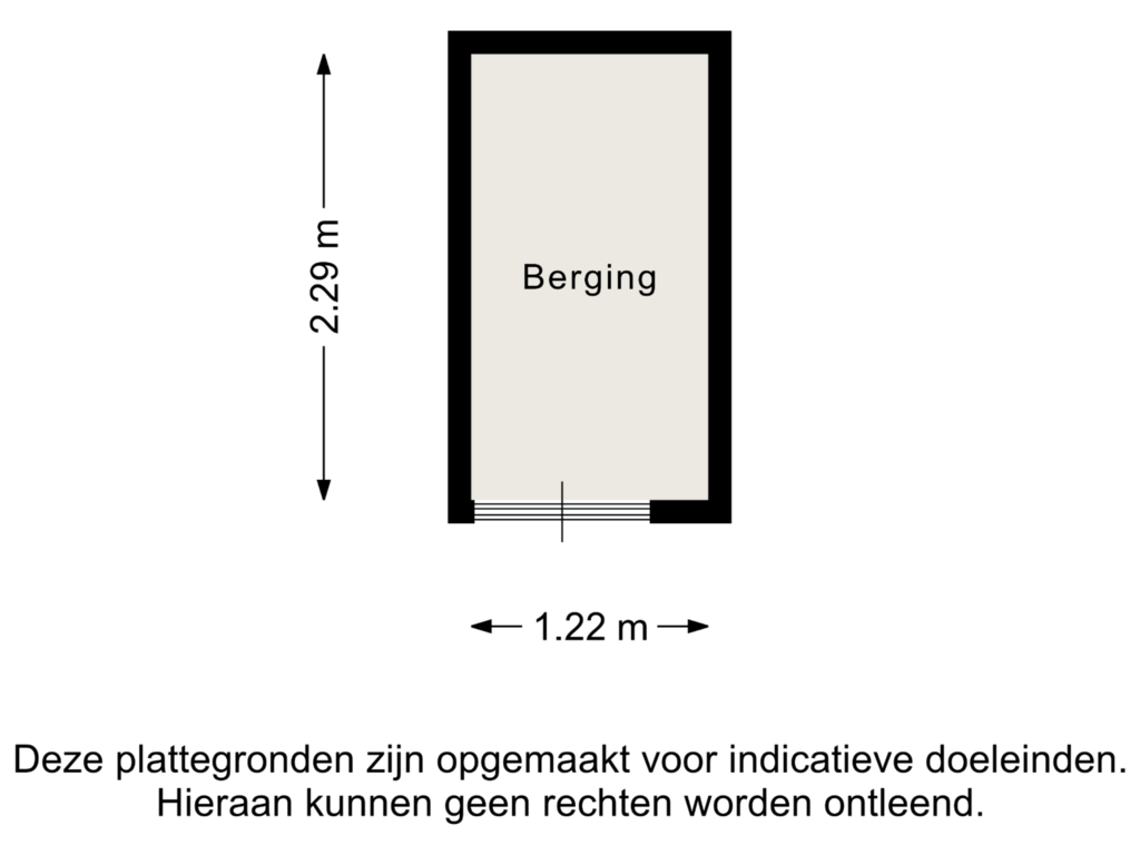 Bekijk plattegrond van Berging van Laan der Nederlanden 110-E