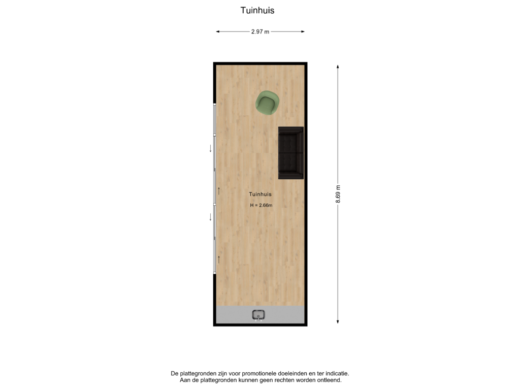 View floorplan of Tuinhuis of Vroege van Tol 14