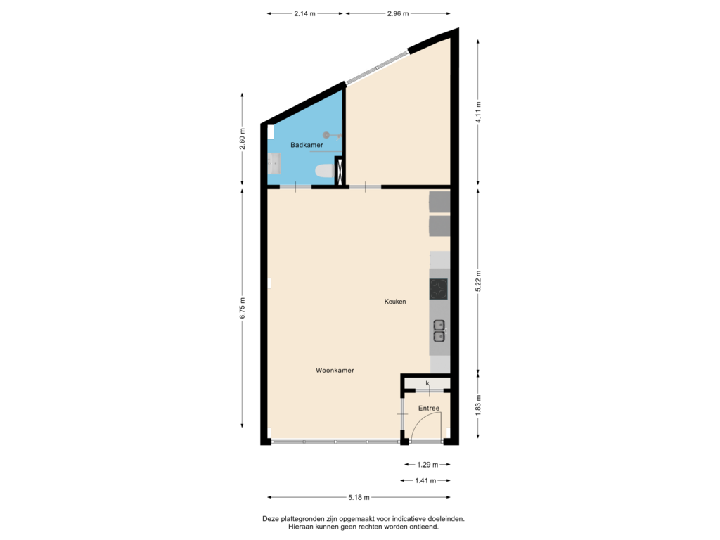 Bekijk plattegrond van Appartement van Laan der Nederlanden 110-G