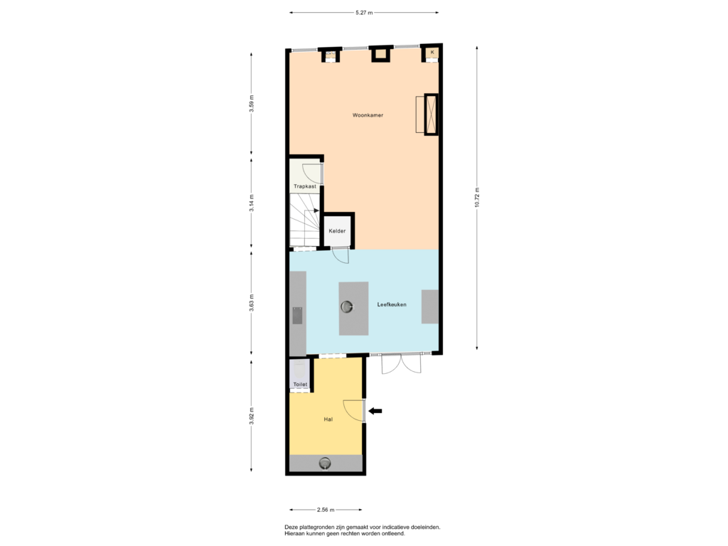 Bekijk plattegrond van First floor van het Meer 173