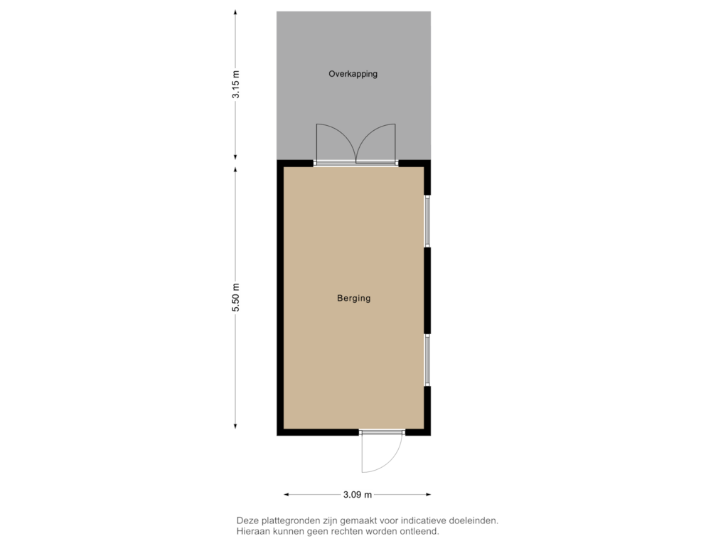 Bekijk plattegrond van Floor 1 van het Meer 173