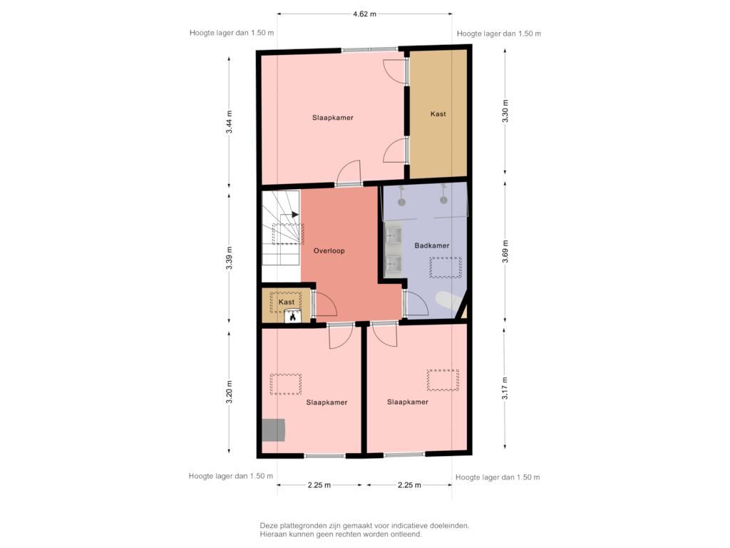 Bekijk plattegrond van Floor 2 van het Meer 173