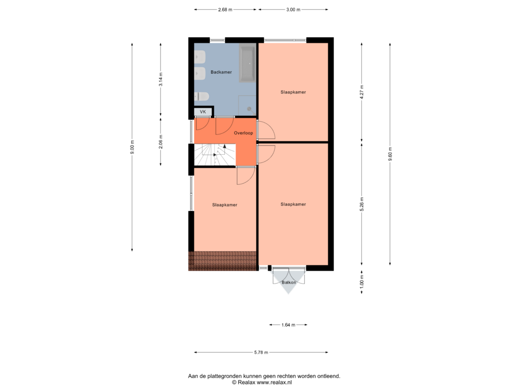 Bekijk plattegrond van Verdieping 1 van Plevier 80