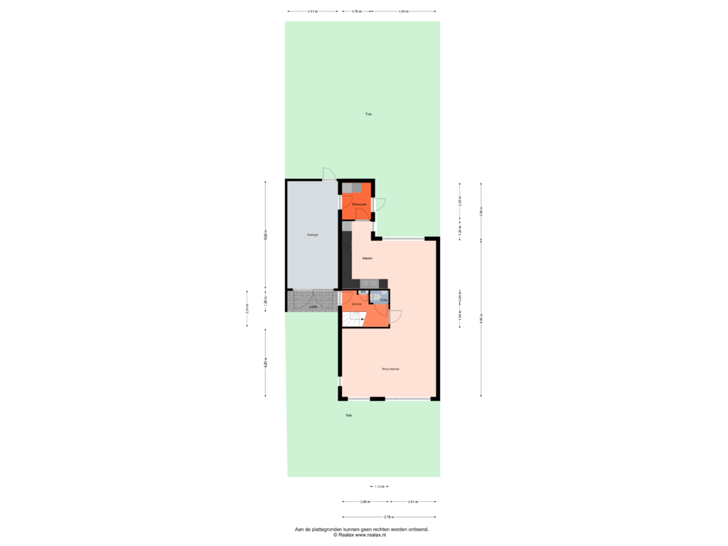 Bekijk plattegrond van Begane grond Tuin van Plevier 80