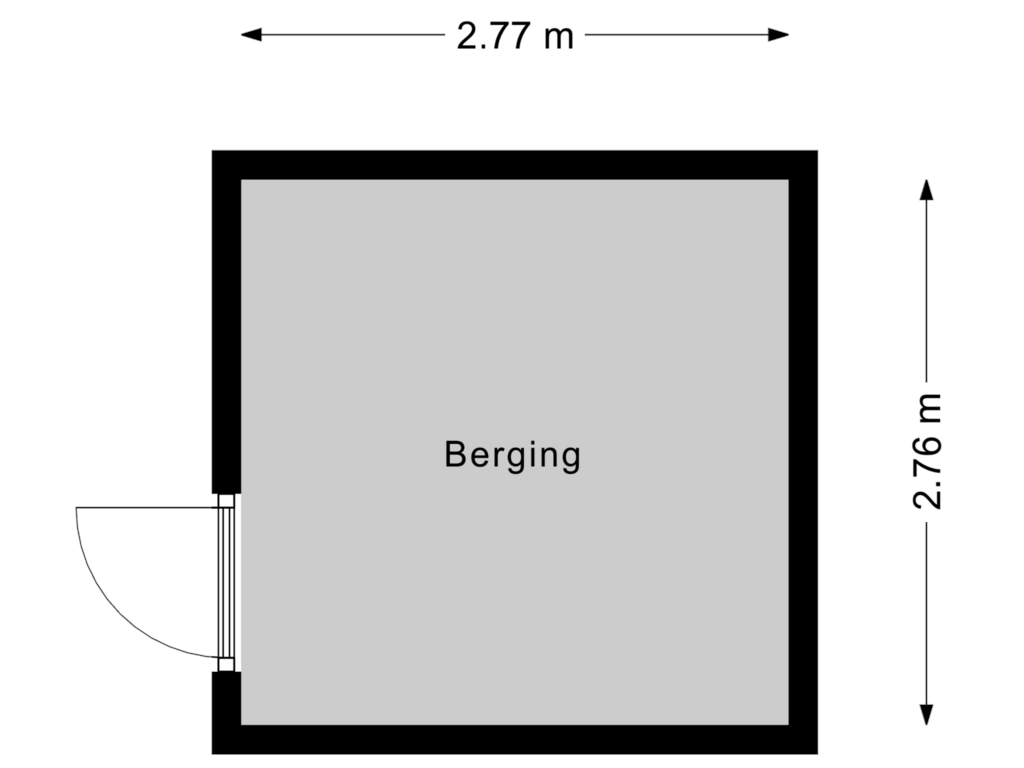 Bekijk plattegrond van Berging van Paling 19