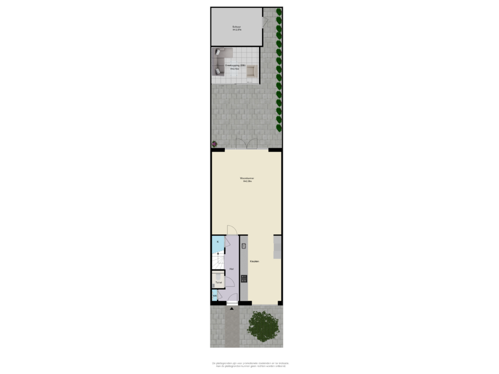 Bekijk plattegrond van Tuin van Kapiteinstraat 6