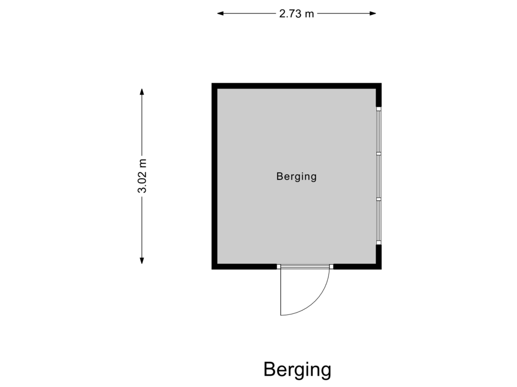 Bekijk plattegrond van Berging van Glennstraat 2