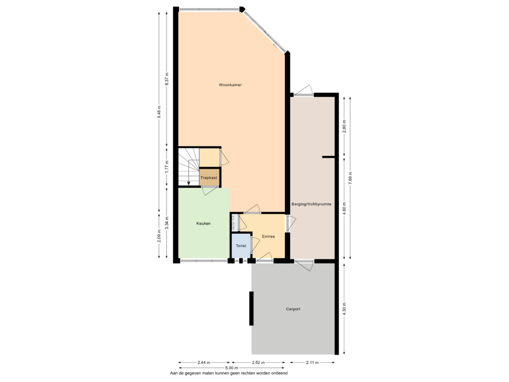 Bekijk plattegrond van Begane grond van Ydinkerf 56