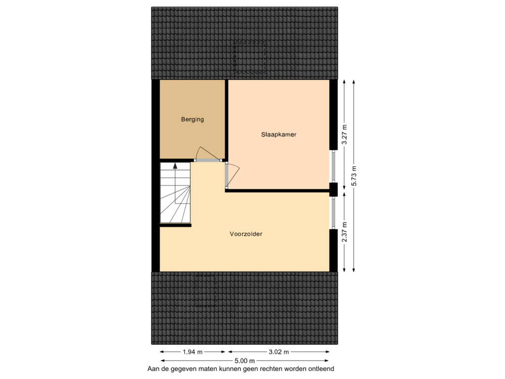 Bekijk plattegrond van Zolderverdieping van Ydinkerf 56