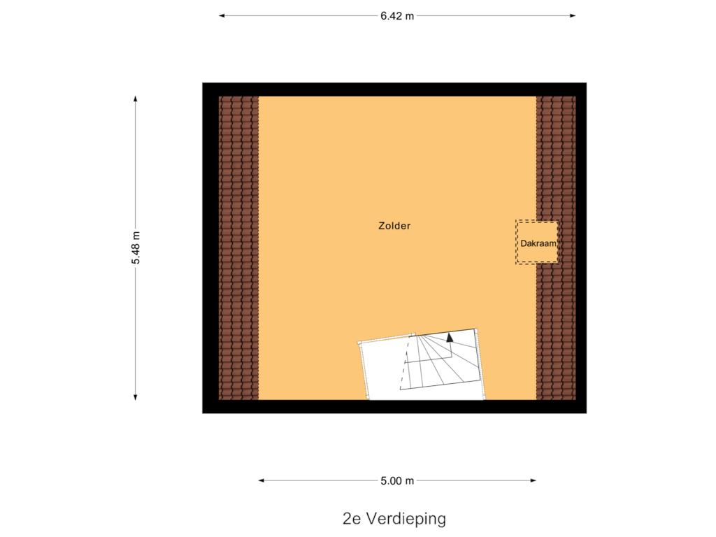 Bekijk plattegrond van 2e Verdieping van Joris Ivenslaan 20