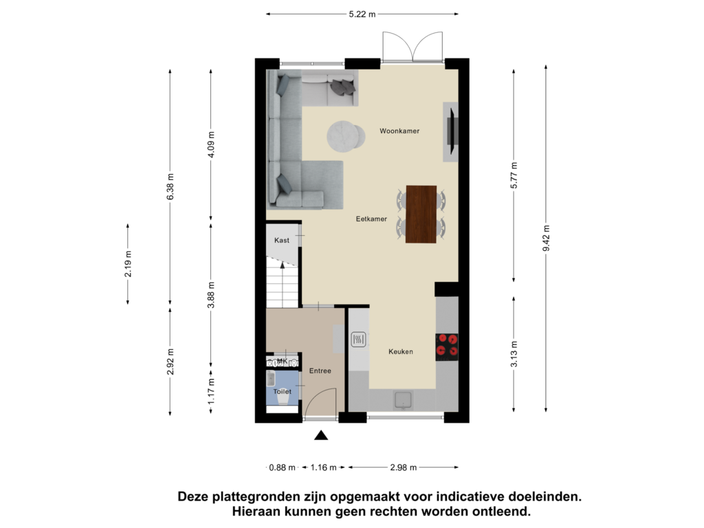 View floorplan of Begane Grond of Snoekenveen 255