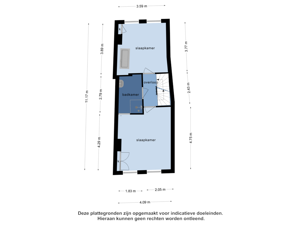 Bekijk plattegrond van 1e verdieping 1 van Barlheze 55