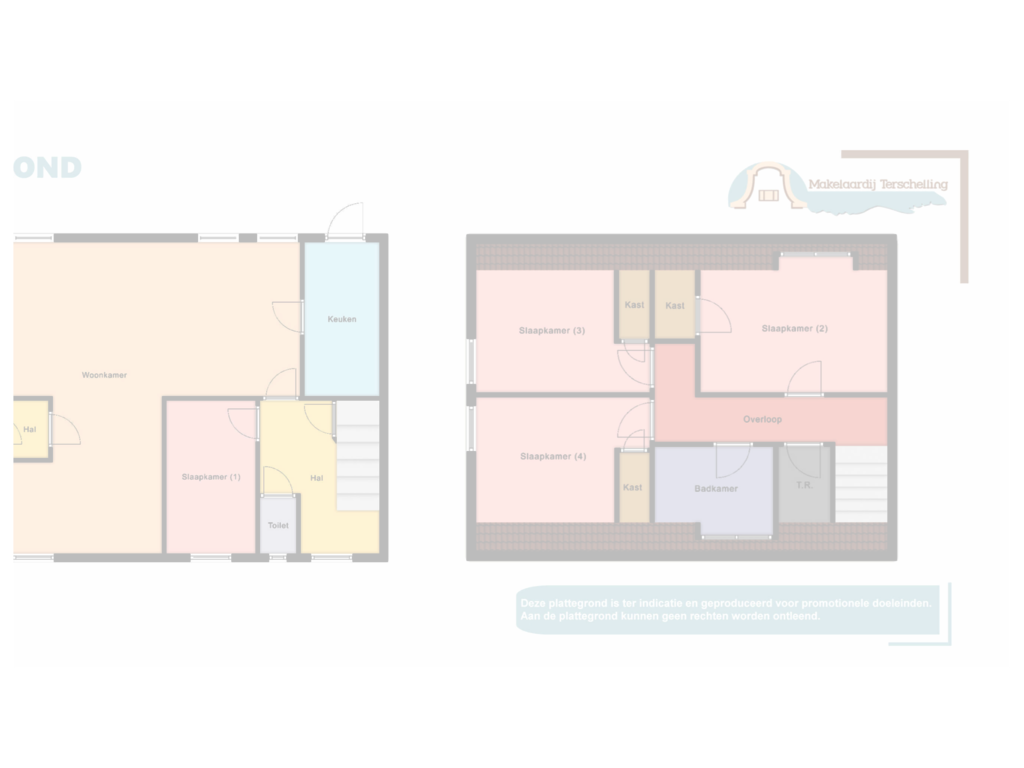 View floorplan of First floor of Dorpsstraat 31-1