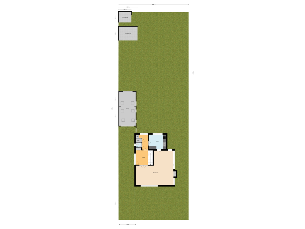 View floorplan of Situatie of Vennekes 4