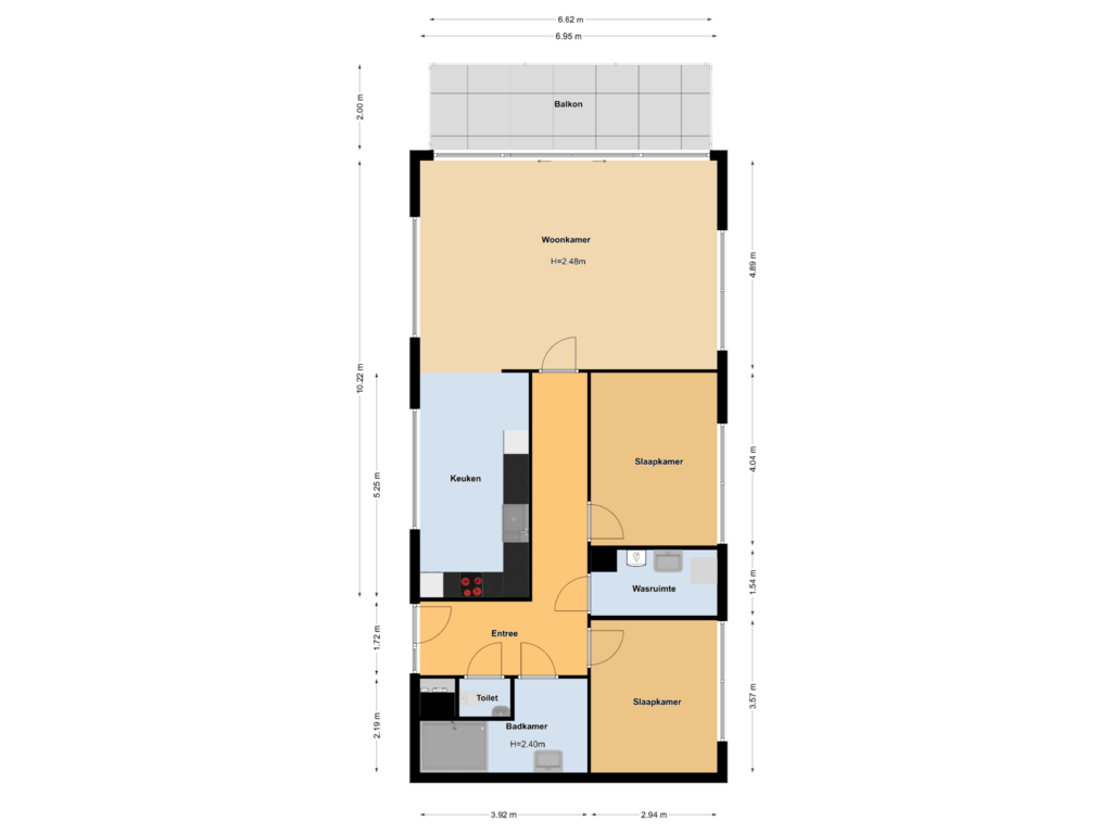 Bekijk plattegrond van First floor van Gerberastraat 31