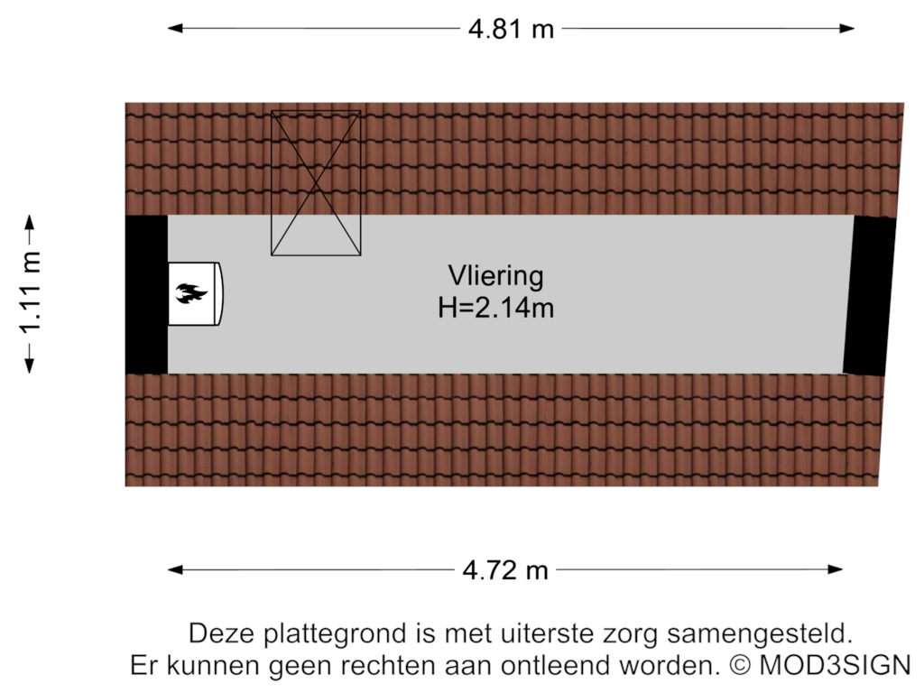 Bekijk plattegrond van Vliering van Noormannenstraat 9