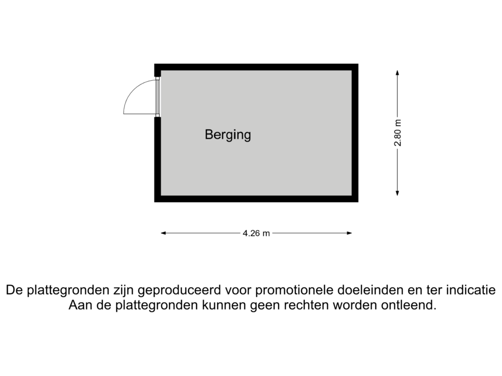 Bekijk plattegrond van Berging van Keenseweg 45