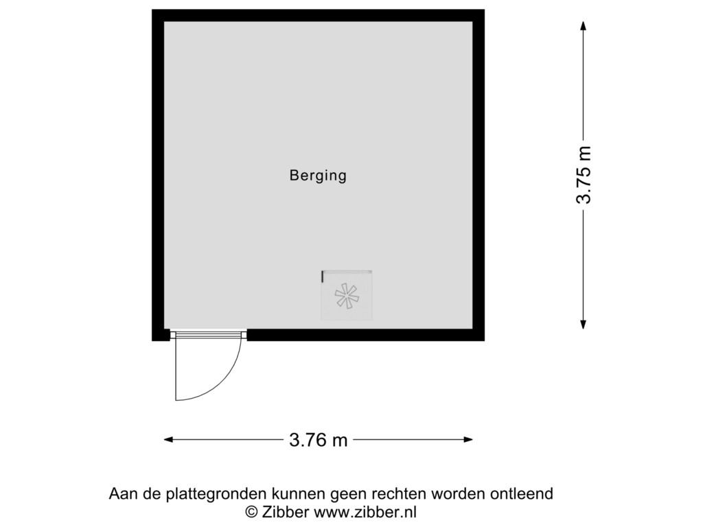 Bekijk plattegrond van Berging van Horst 26