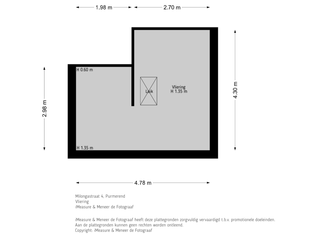 Bekijk plattegrond van Vliering van Milongastraat 4