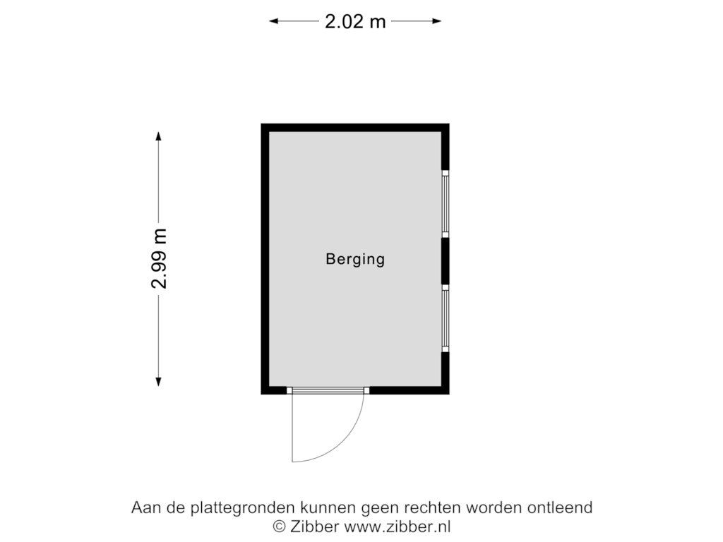 Bekijk plattegrond van Berging van Aewal 19