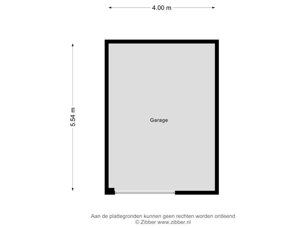 Bekijk plattegrond van Garage van Hatertseweg 731