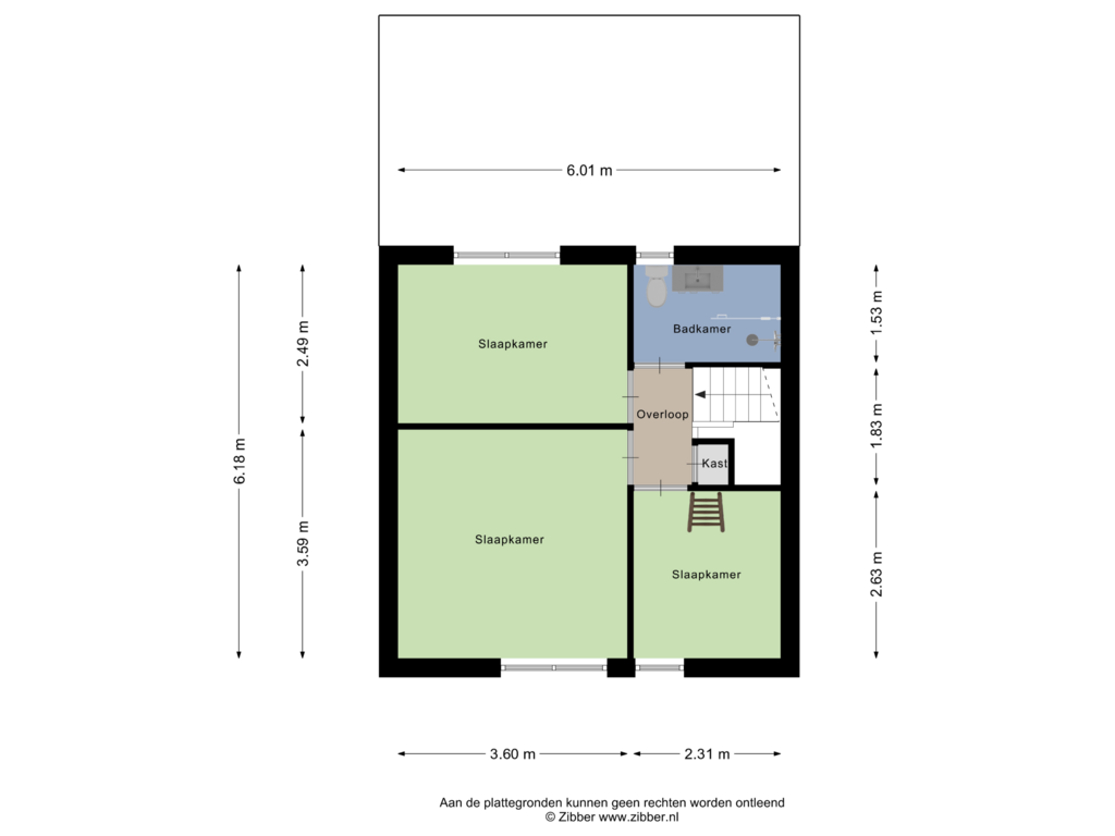 Bekijk plattegrond van Eerste verdieping van Ekselerbrink 14