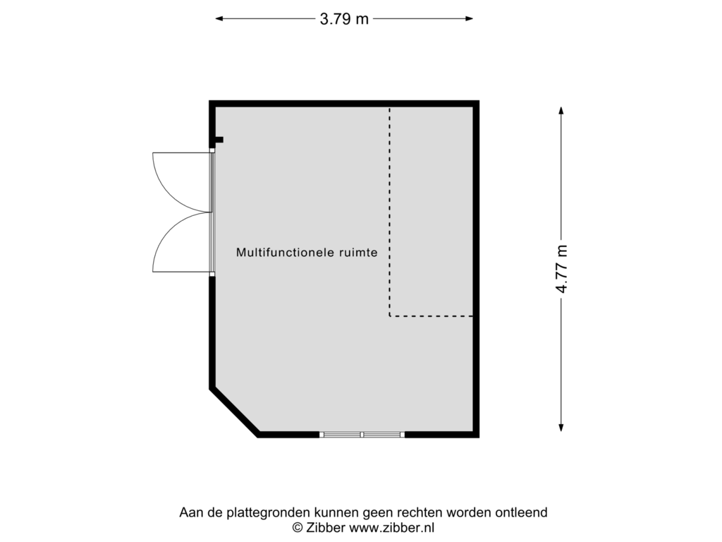 Bekijk plattegrond van Multifunctionele ruimte van Ekselerbrink 14