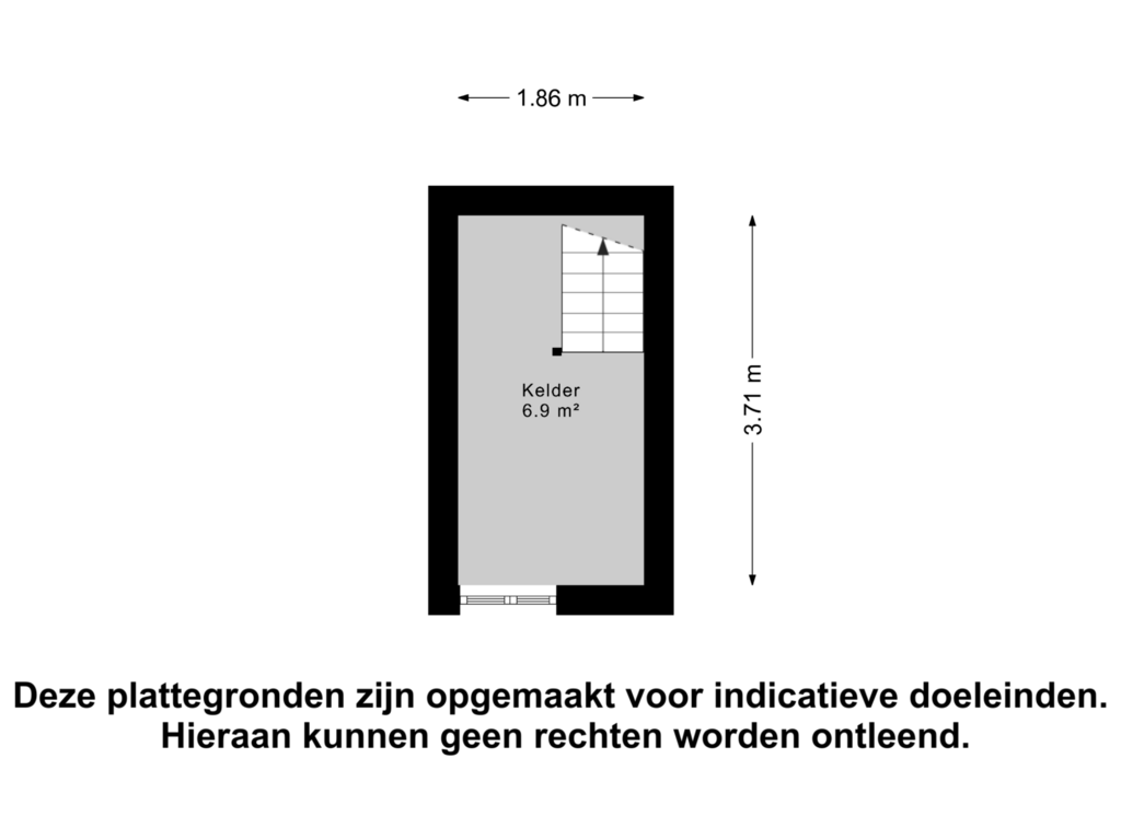 View floorplan of Kelder of Europalaan 11