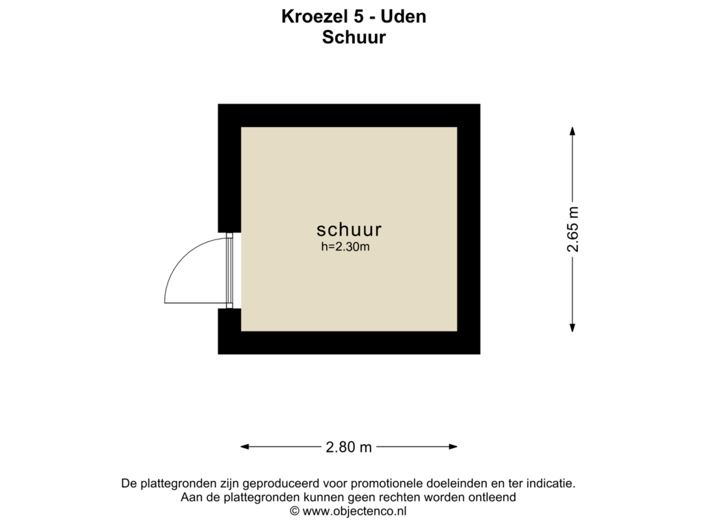 Bekijk plattegrond van SCHUUR van Kroezel 5