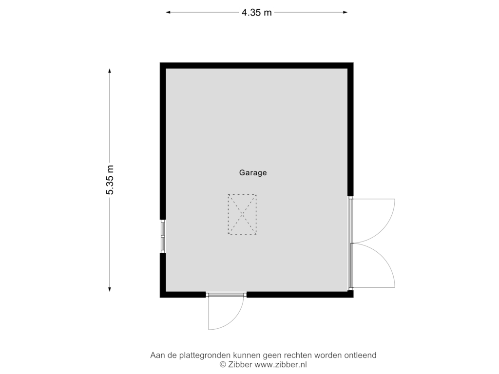 View floorplan of Garage of Haneman 1