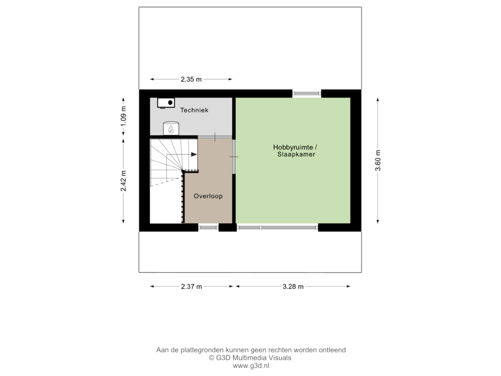 Bekijk plattegrond van 2de van Schouwland 3