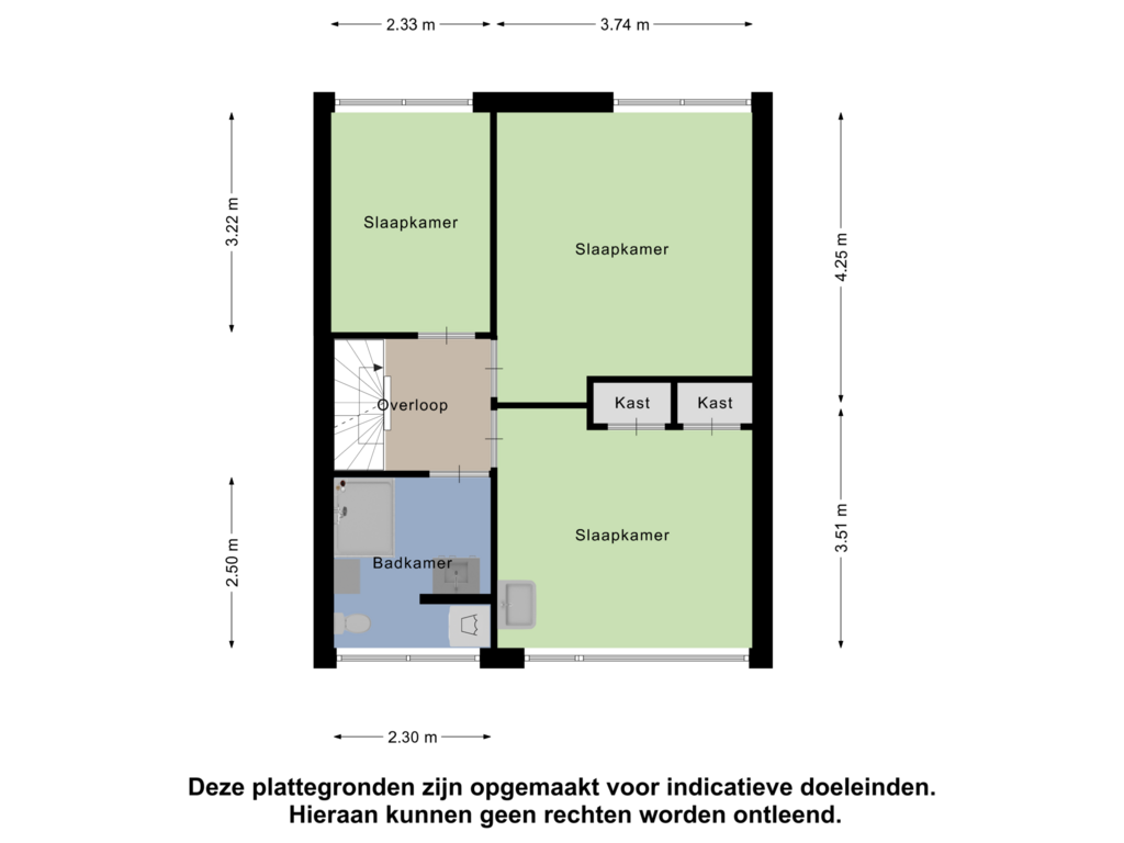 Bekijk plattegrond van Eerste Verdieping van Harmonielaan 1