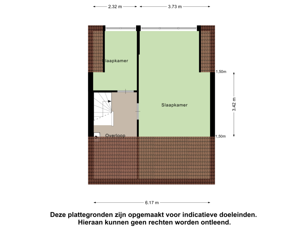 Bekijk plattegrond van Tweede Verdieping van Harmonielaan 1